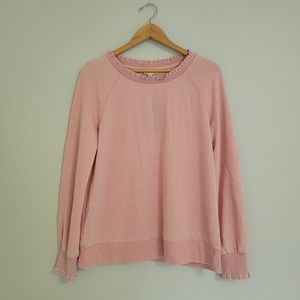 Blush Pink Sweatshirt Top